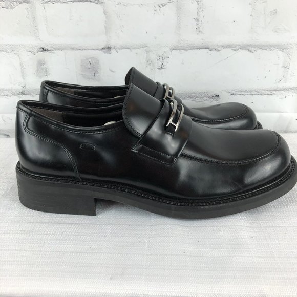 black leather skechers mens